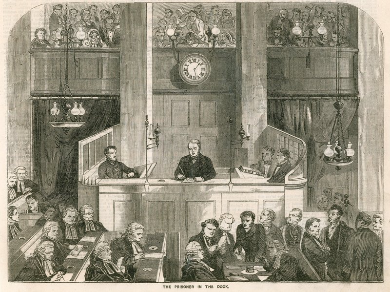 The Prisoner in the Dock, the Old Bailey alkotó: English School