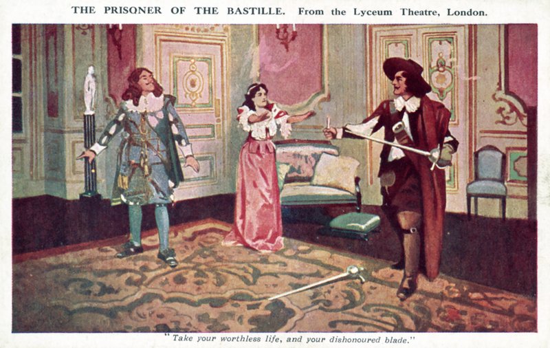 A Bastille rabja, a londoni Lyceum Theatre-ből (színes litó) alkotó: English School