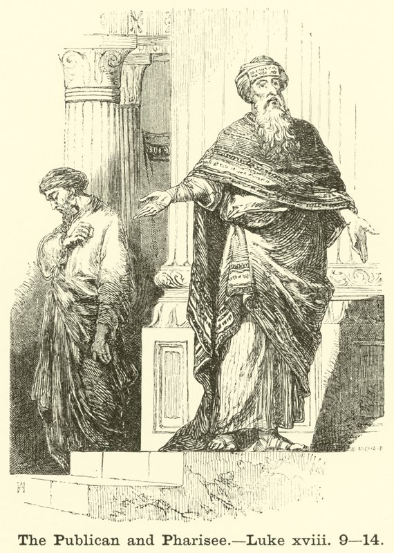 A vámszedő és farizeus, Lukács, xviii, 9, 14 alkotó: English School