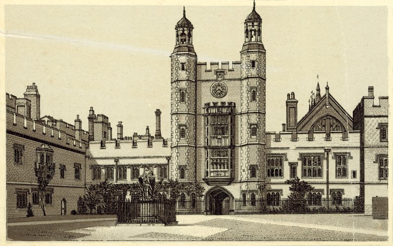 The Quadrangle, Eton College (litográfia) alkotó: English School
