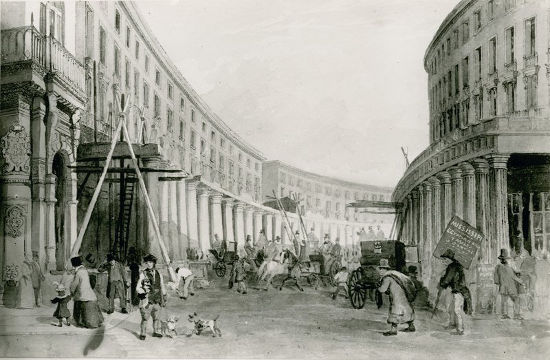 The Quadrant, Regent Street, London alkotó: English School