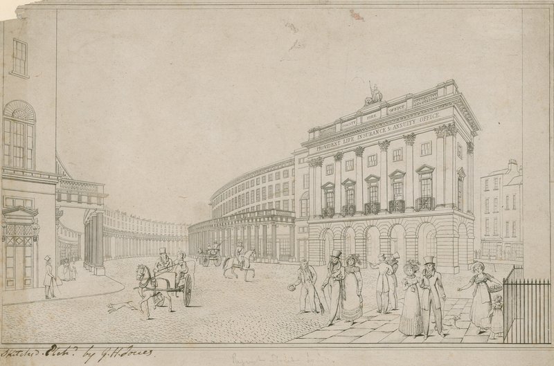 The Quadrant, Regent Street, London alkotó: English School