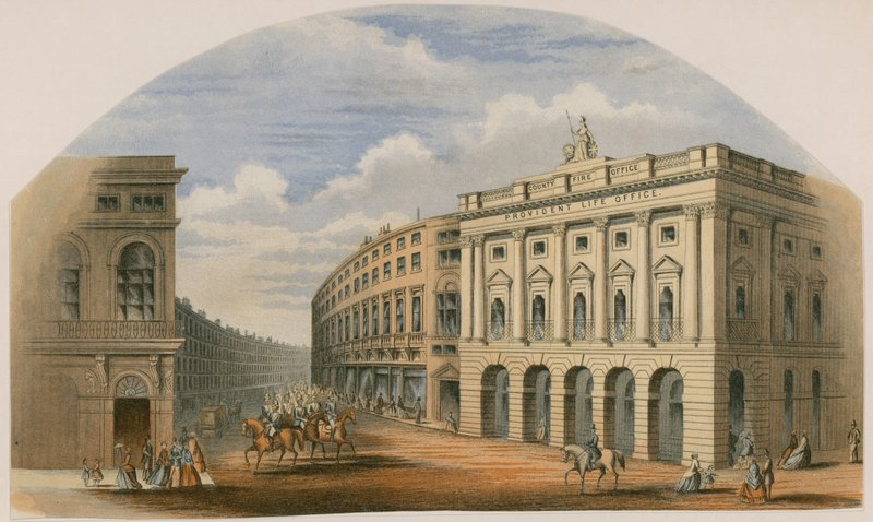 The Quadrant, Regents Street, London alkotó: English School