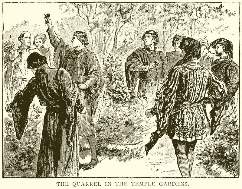 A veszekedés a templomkertben alkotó: English School