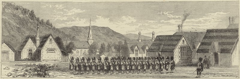 A királynő Balmoralban alkotó: English School