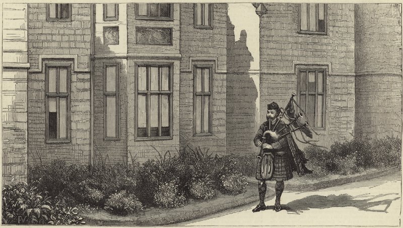 A királynő Balmoralban alkotó: English School