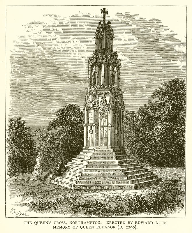 Queens Cross, Northampton. I. Edward állította Eleanor királynő emlékére (1290) alkotó: English School