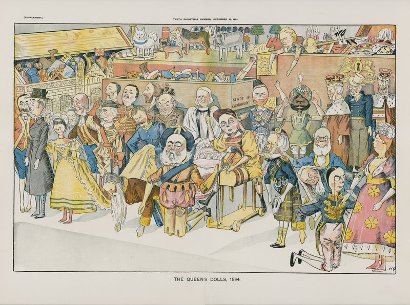A Queens Dolls. 1894 alkotó: English School