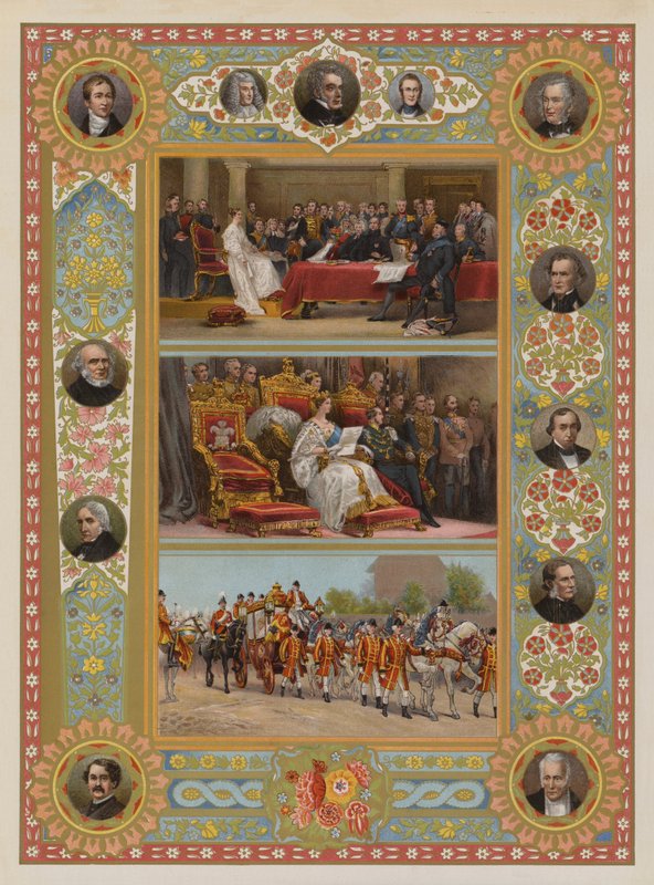 A királynő jubileuma (chromolitho) alkotó: English School