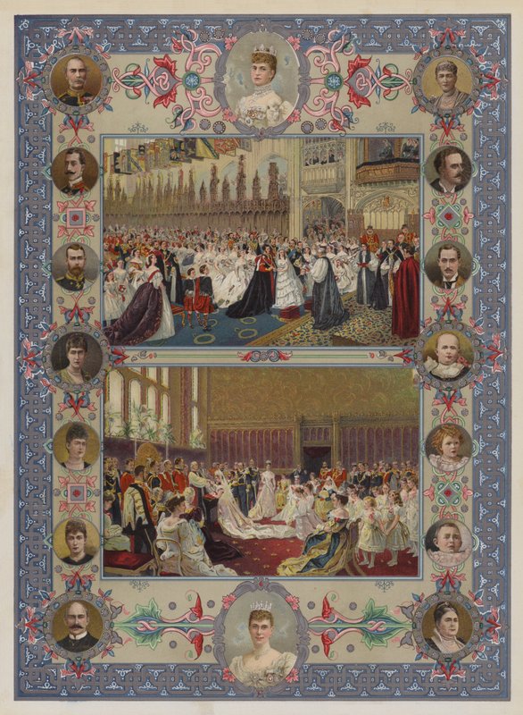 A királynő jubileuma (chromolitho) alkotó: English School