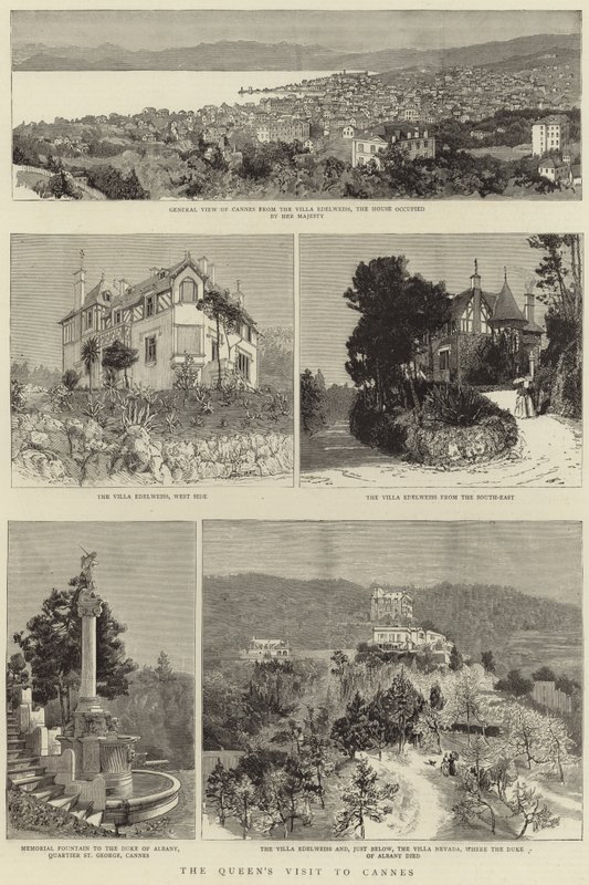 A királynék Cannes-i látogatása alkotó: English School
