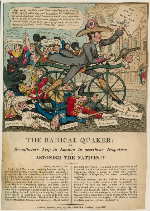 The Radical Quaker, avagy Broadbrims Trip Londonba, hogy megdöntsék a despotizmust és megdöbbentsék a bennszülötteket!!! alkotó: English School