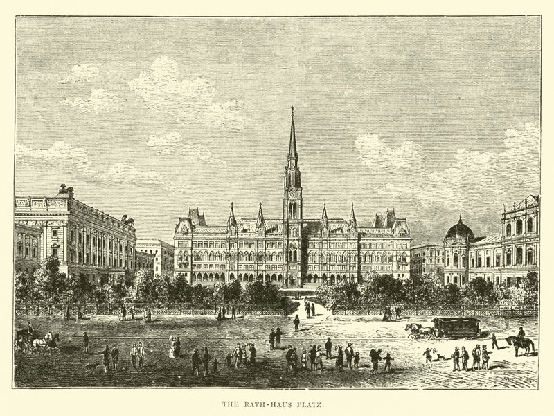 A Rathhaus Platz alkotó: English School