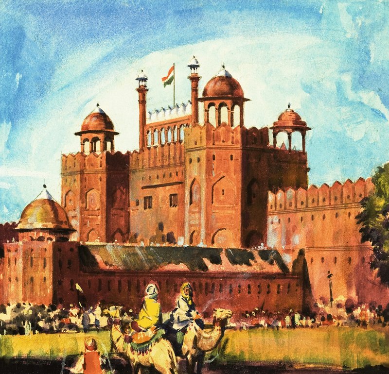 A Vörös Erőd, Delhi alkotó: English School