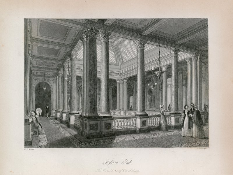 A Reformklub, a Szalon folyosói alkotó: English School