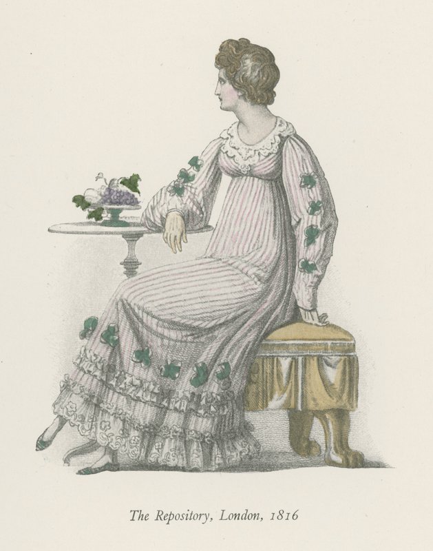 The Repository, London, 1816 alkotó: English School