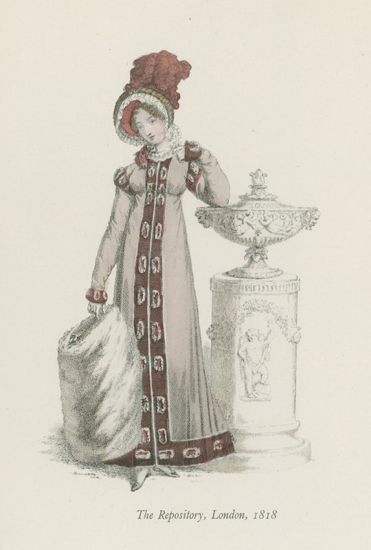 The Repository, London, 1818 alkotó: English School