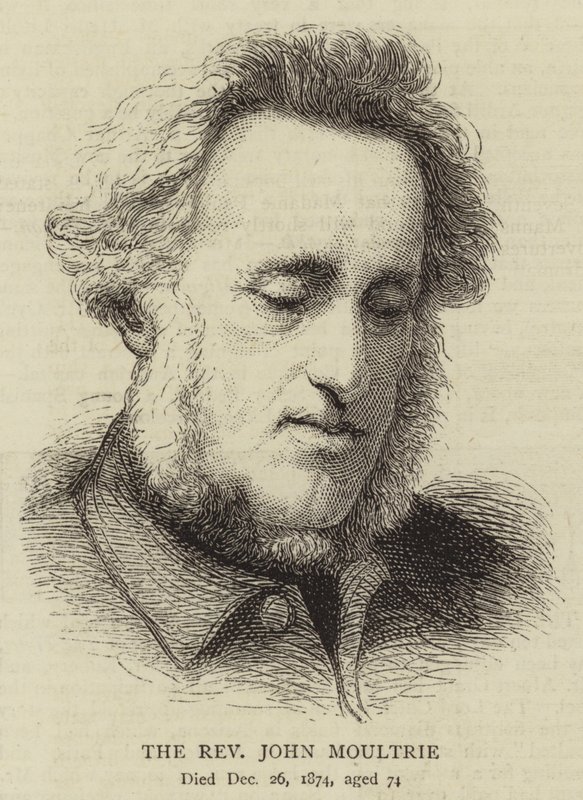 John Moultrie tiszteletes (metszet) alkotó: English School