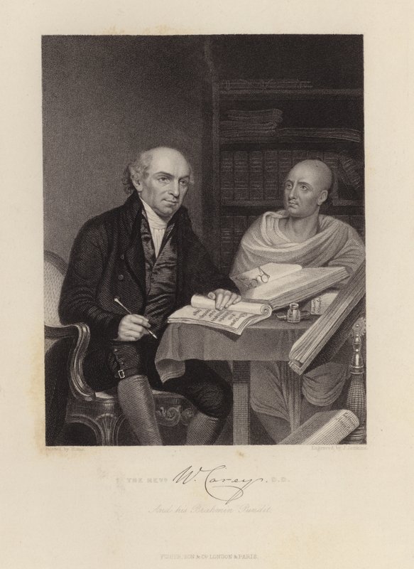 W Carey tiszteletes és brahmin szakértője alkotó: English School