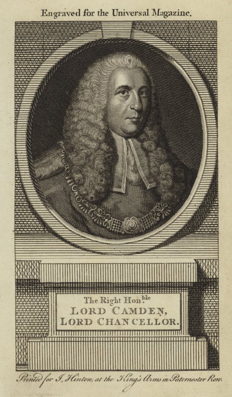 A helyes, tisztelt Lord Camden, Lord kancellár alkotó: English School