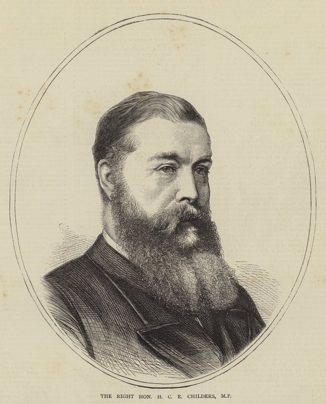 The Right Honorable H C E Childers, képviselő (metszet) alkotó: English School