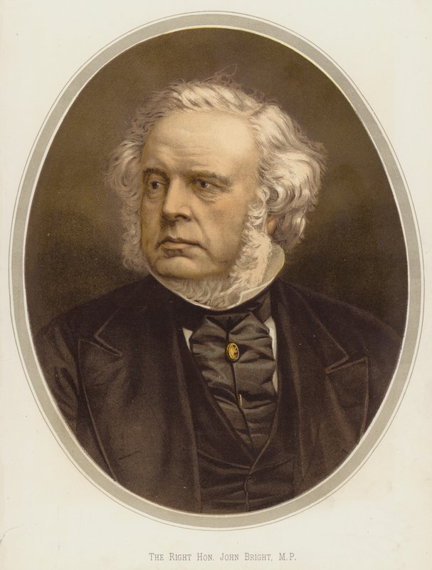 A tiszteletreméltó John Bright, parlamenti képviselő (chromolitho) alkotó: English School