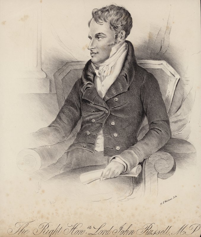 A méltó tisztelt Lord John Russell alkotó: English School