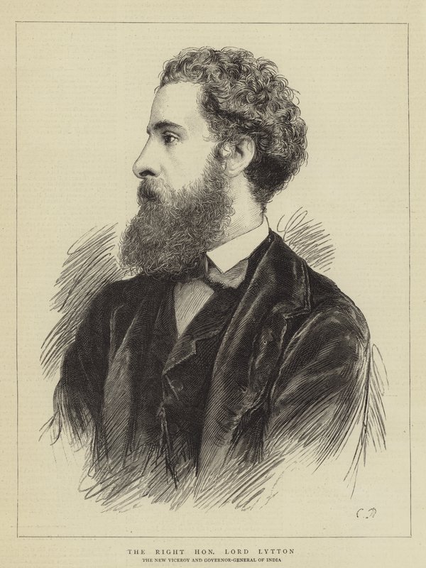 The Right Honorable Lord Lytton (metszet) alkotó: English School