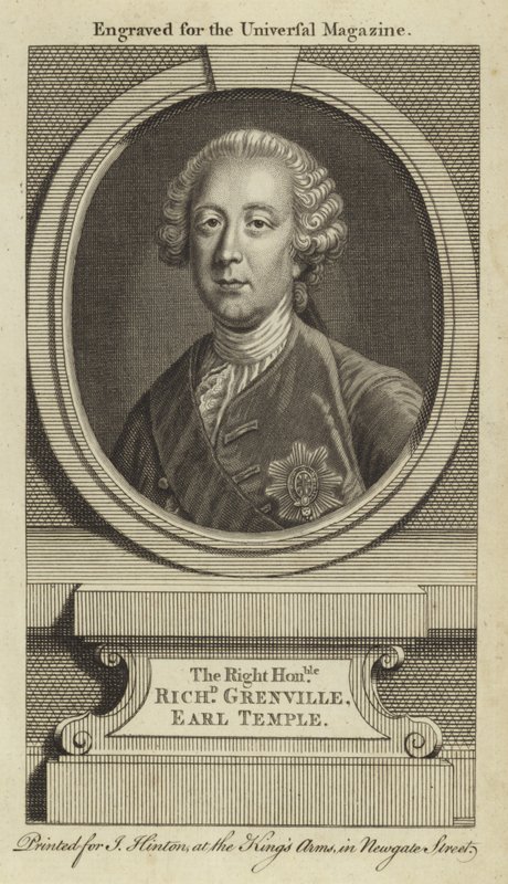 Az Igaz, tisztelt Richard Grenville, Earl Temple alkotó: English School