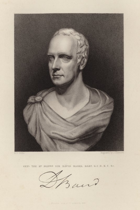 Az Igaz, tisztelt Sir David Baird alkotó: English School