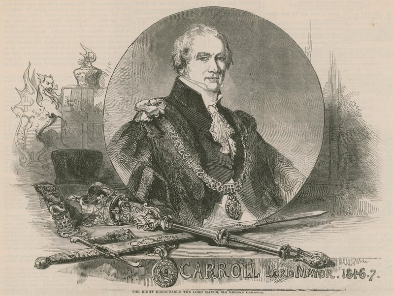 Az igaz tisztelt Főpolgármester, Sir George Carroll alkotó: English School