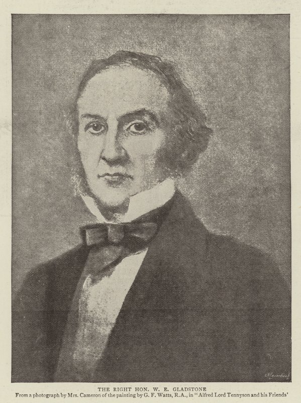 The Right Honorable W E Gladstone (litho) alkotó: English School