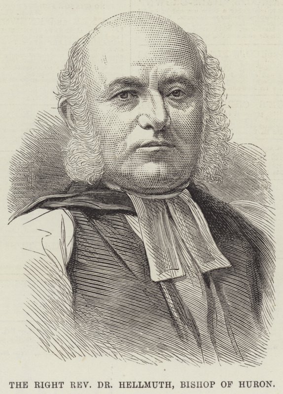 Dr. Hellmuth tiszteletes, Huron püspöke (metszet) alkotó: English School