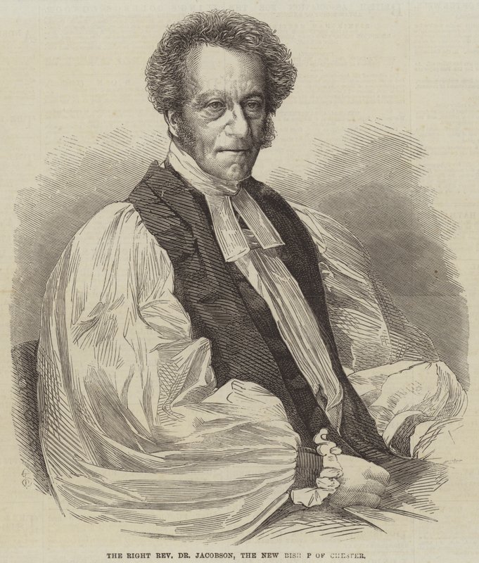 Dr. Jacobson tiszteletes, Chester új püspöke (metszet) alkotó: English School