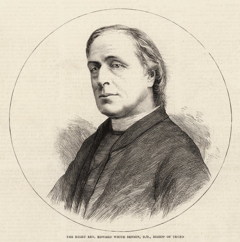 Tisztelendő Edward White Benson, DD, Truro püspöke (metszet) alkotó: English School
