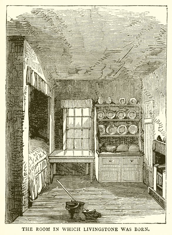 A szoba, amelyben Livingstone született alkotó: English School