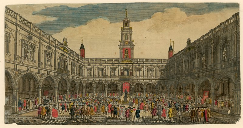 Royal Exchange, London alkotó: English School