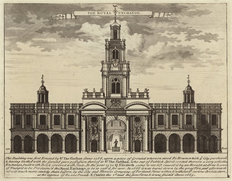 A londoni királyi tőzsde alkotó: English School