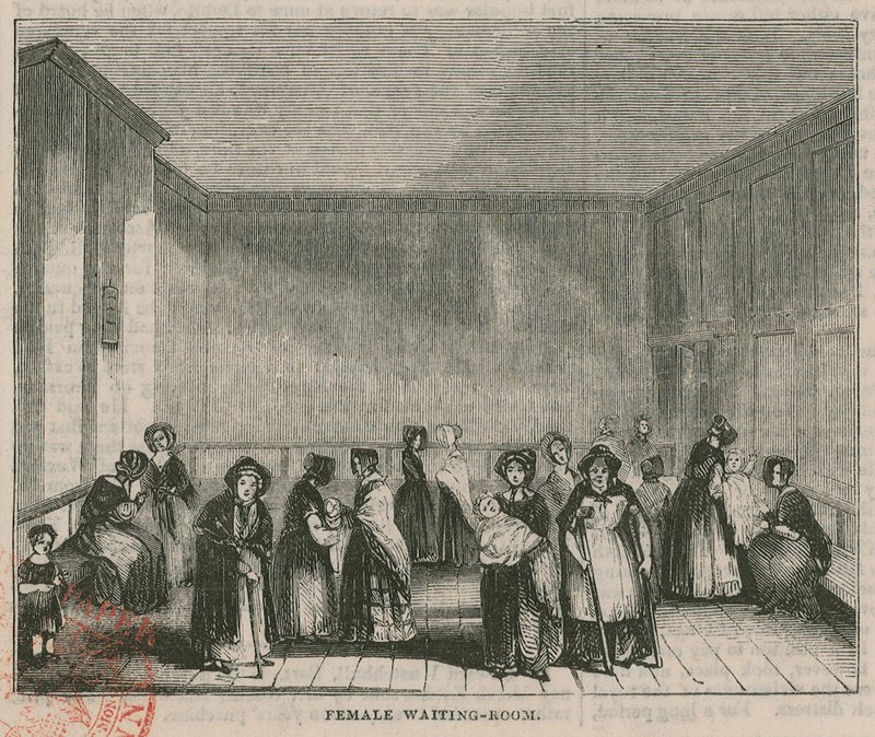 The Royal Free Hospital, Grays Inn Road, London: Női váróterem alkotó: English School