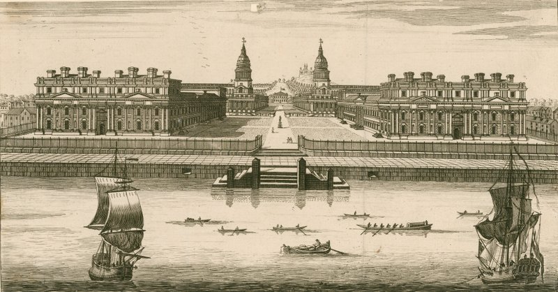 A londoni greenwichi királyi kórház alkotó: English School