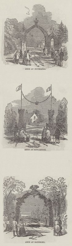 The Royal Progress to Balmoral (metszet) alkotó: English School