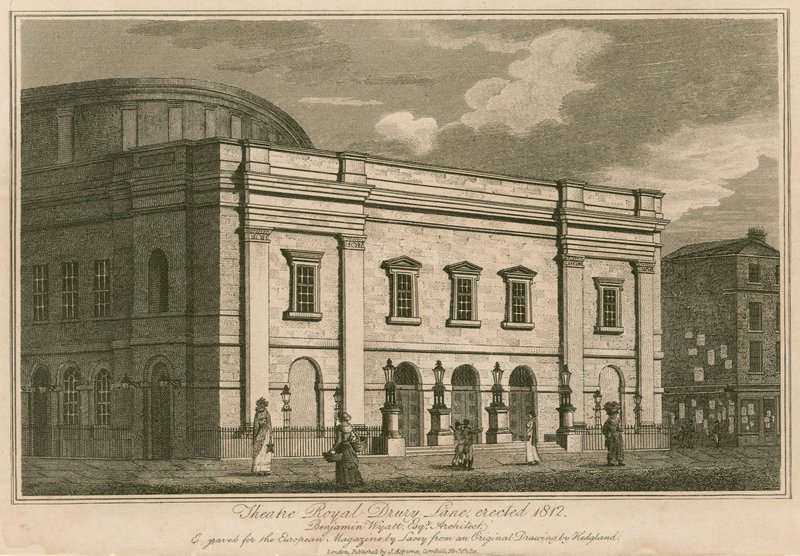 A Royal Theatre, Drury Lane, London, 1812-ben épült alkotó: English School