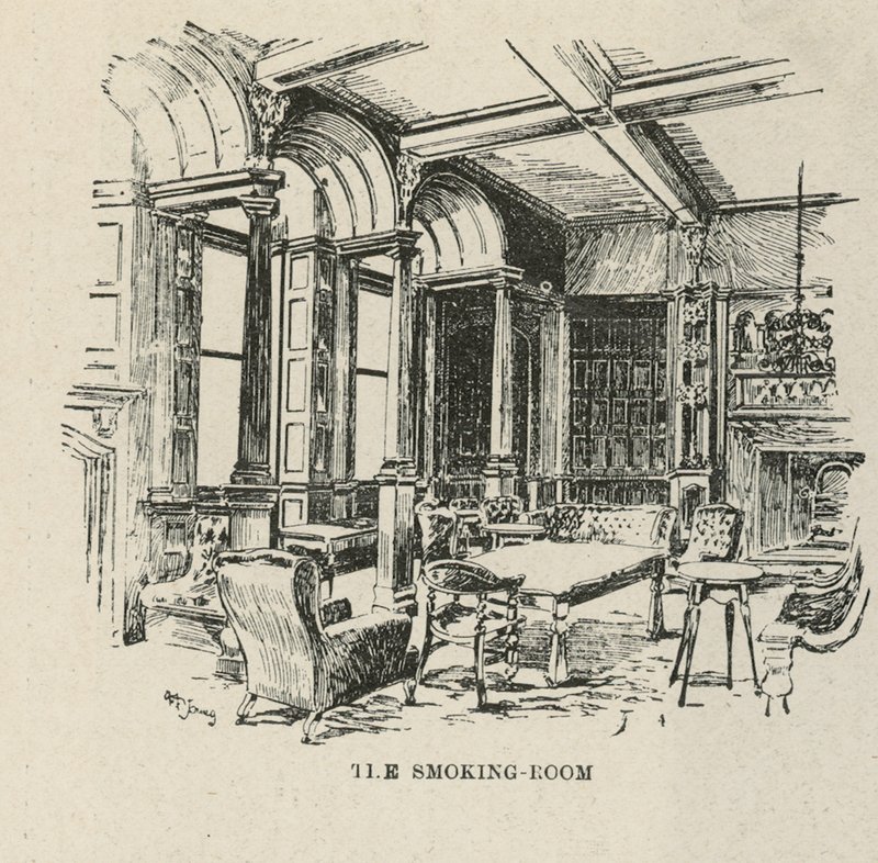 The Russell Hotel, Russell Square: A dohányzó szoba alkotó: English School