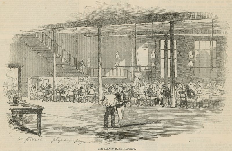 A tengerészek otthona, Ratcliff alkotó: English School