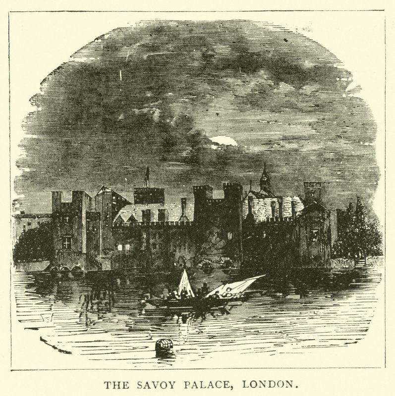 A Savoy-palota, London alkotó: English School