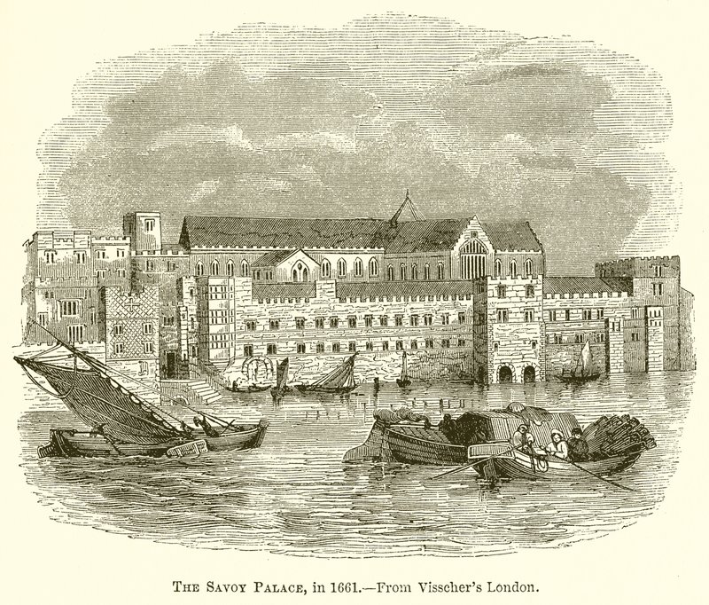 A Savoyai palota 1661-ben alkotó: English School