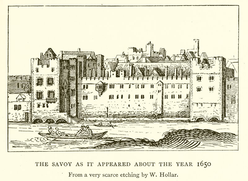 A Savoy, ahogyan 1650 körül megjelent alkotó: English School