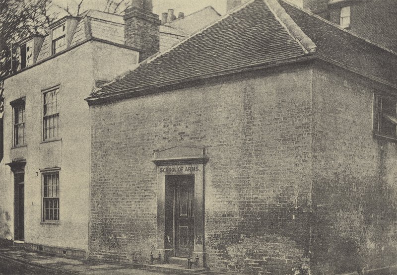A fegyverek iskolája stb., 1904 (mélynyomás) alkotó: English School