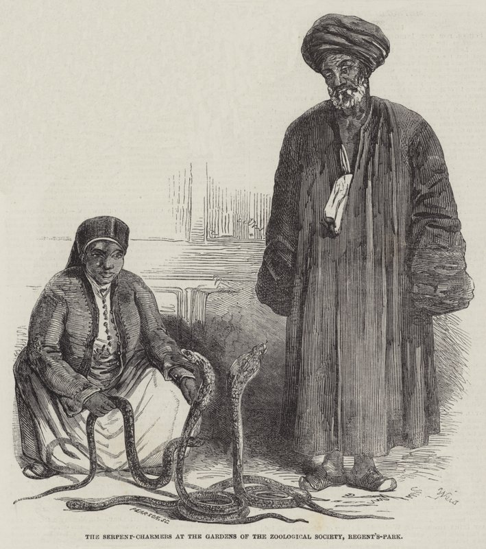 The Serpent-Charmers at the Gardens of the Zoological Society, Regent