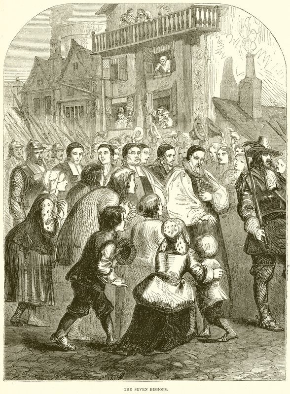 A hét püspök alkotó: English School